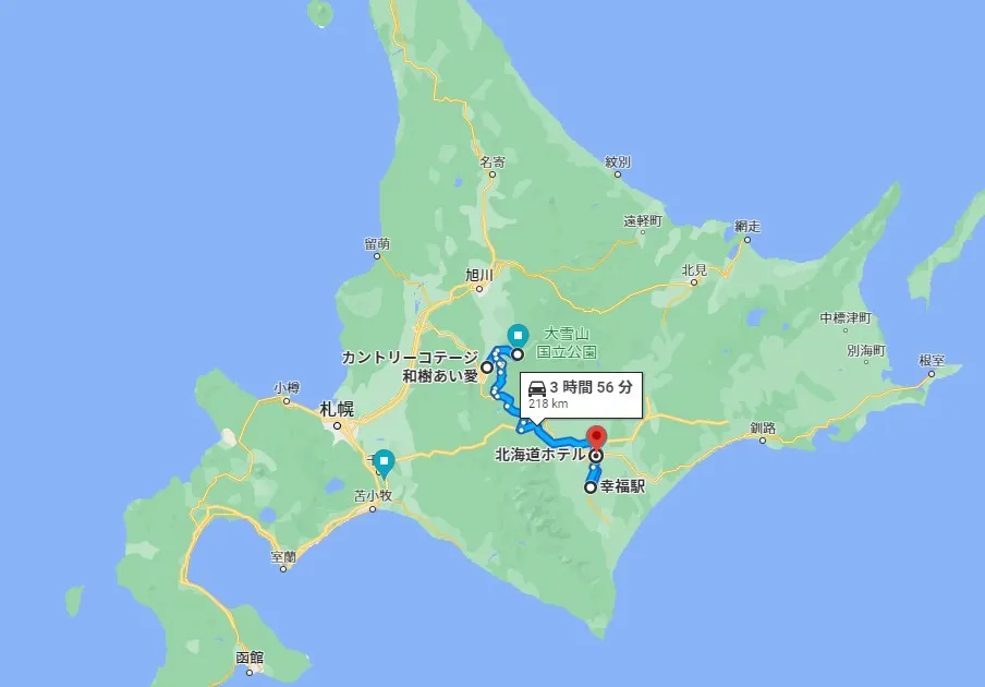 4日目のルートマップ