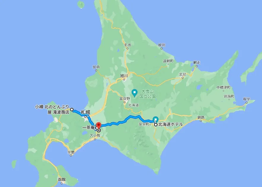 5日目のルートマップ